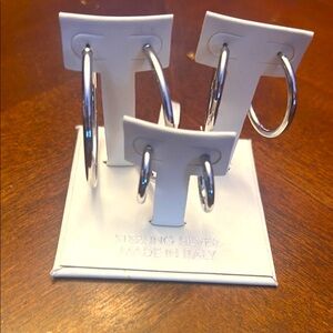 Sterling Silver Hoop Earrings